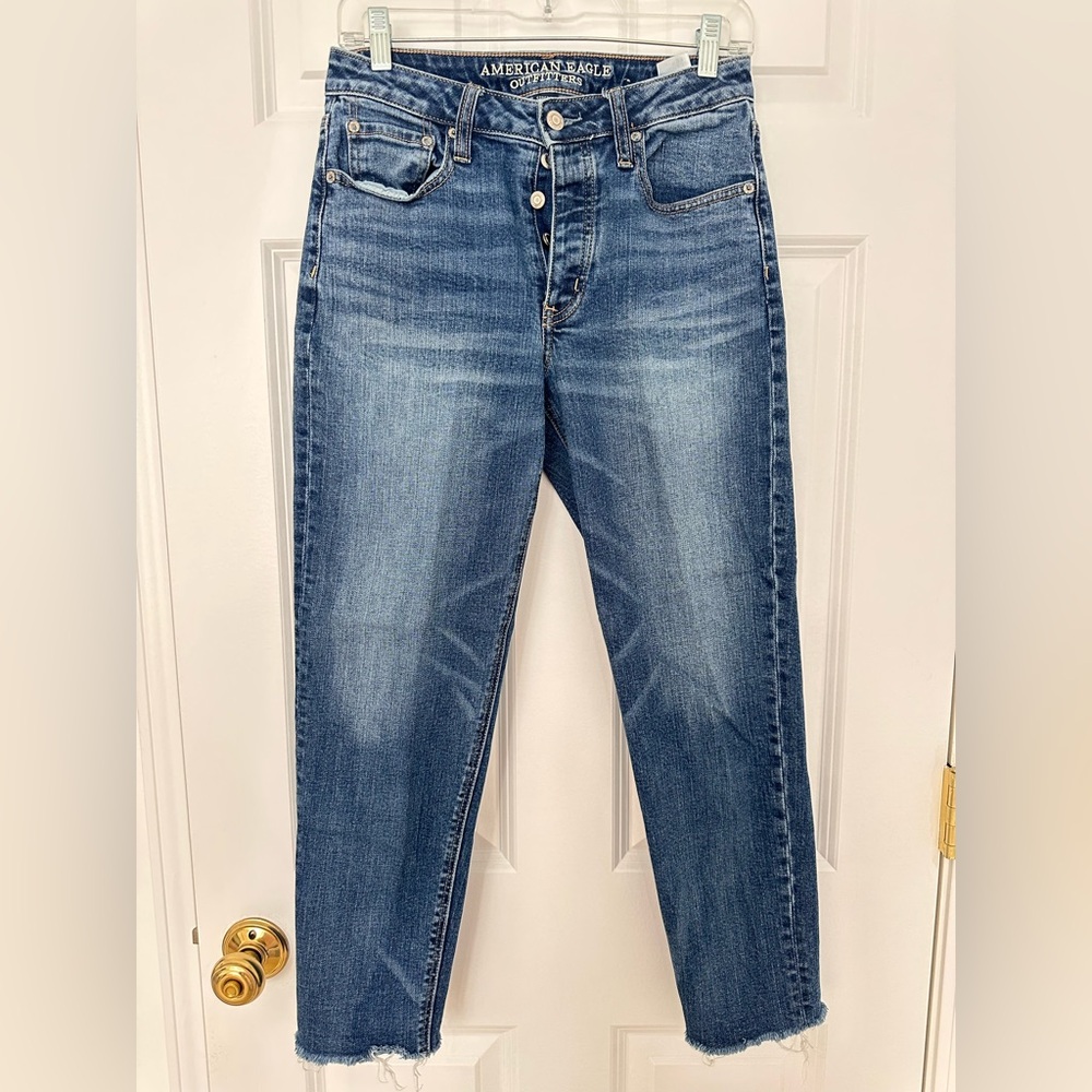 American Eagle Outfitters Women's Blue Ankle vintage hight rise  Jeans 6